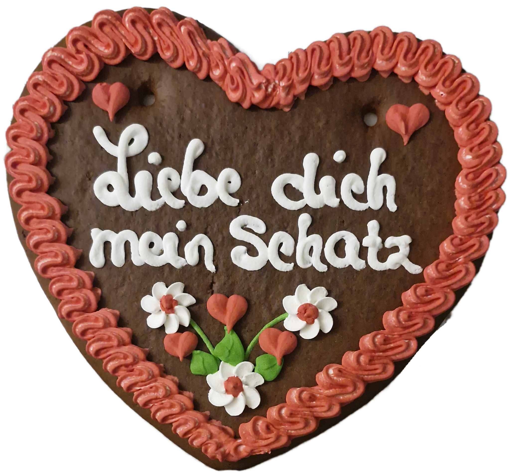 Lebkuchenherz S (17×15 cm) – Alles Gute
