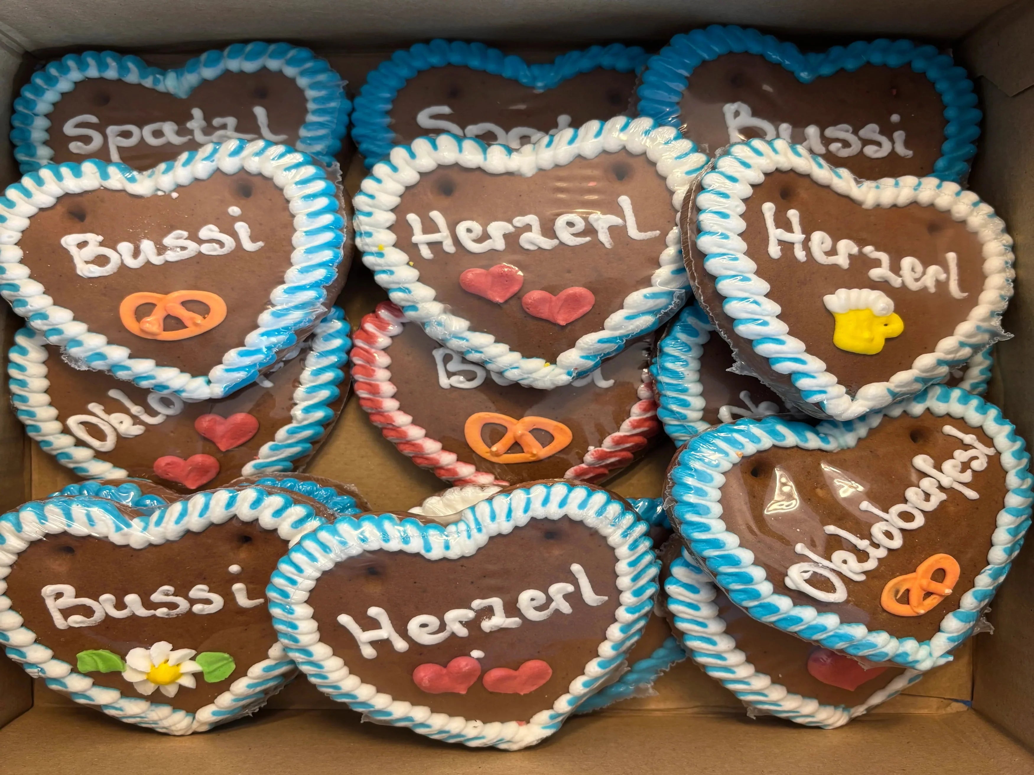 Lebkuchenherz-Mischkartons