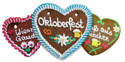 Wiesn Lebkuchenherzen