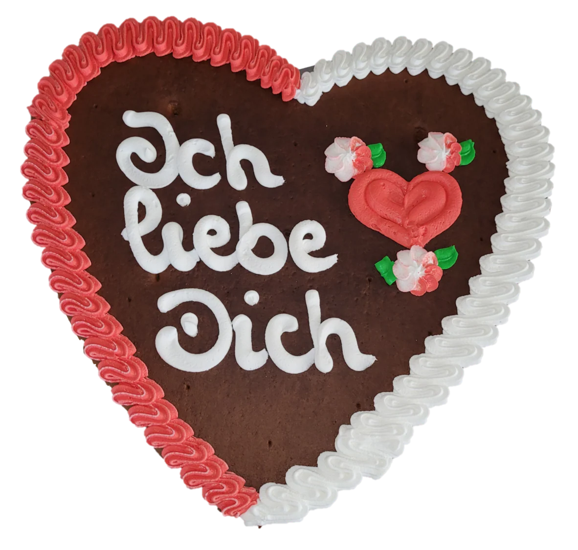 Lebkuchenherz XXL (46x43cm), Ich liebe Dich
