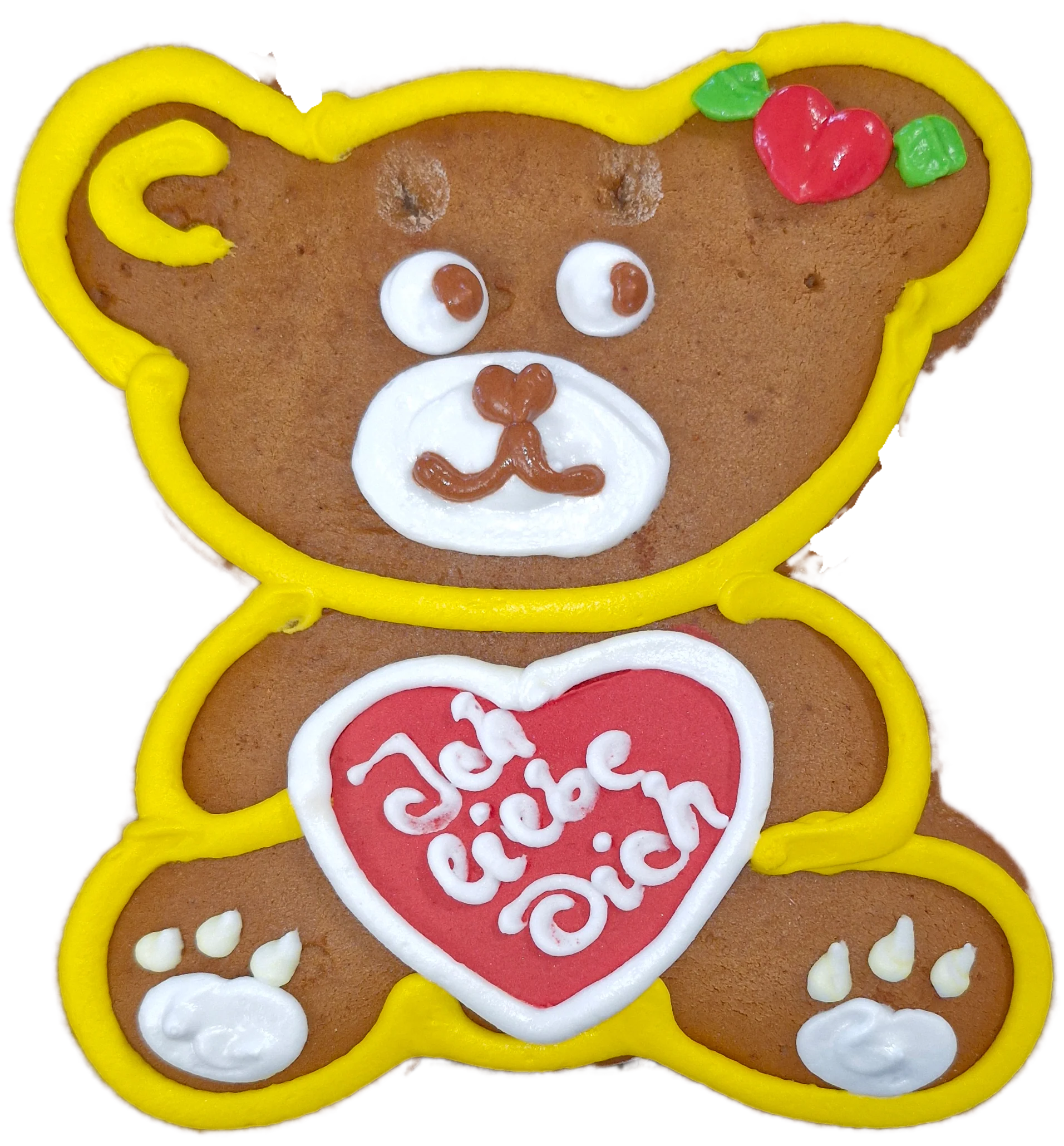 Lebkuchenbär gelb