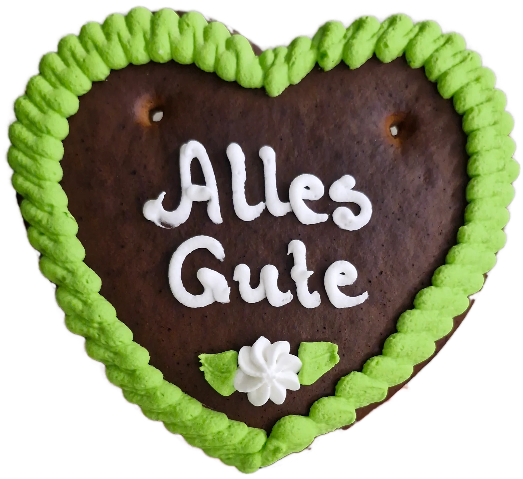 Lebkuchenherz S (17x15cm), Alles Gute