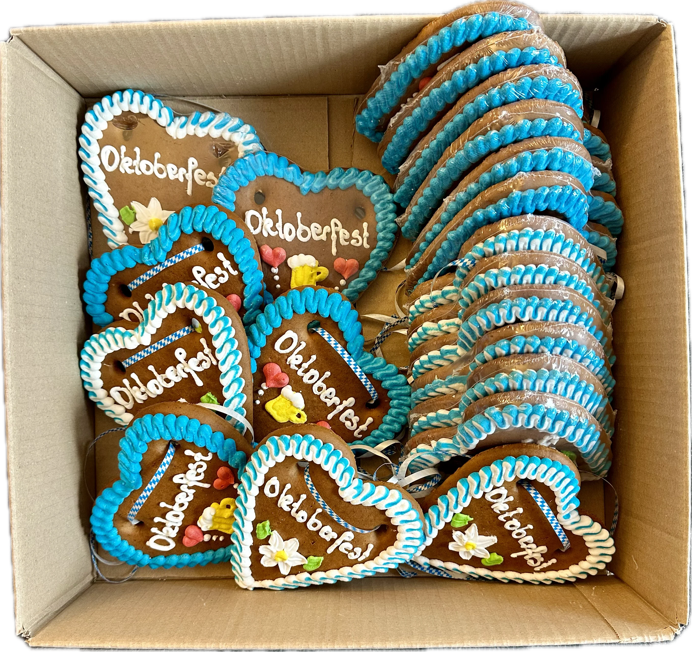 Oktoberfest Lebkuchenherzen