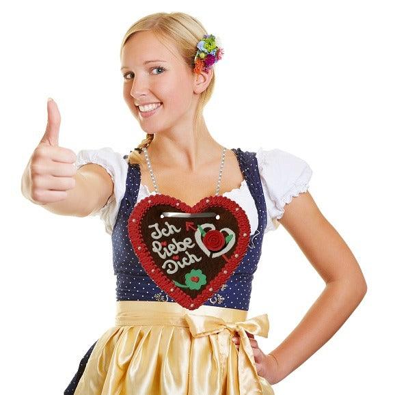Lebkuchenherz L (27×28 cm) – Liebe dich mein Schatz